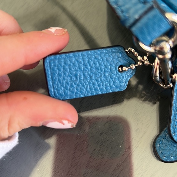 Blue coach cross body camera bag - Picture 4 of 7